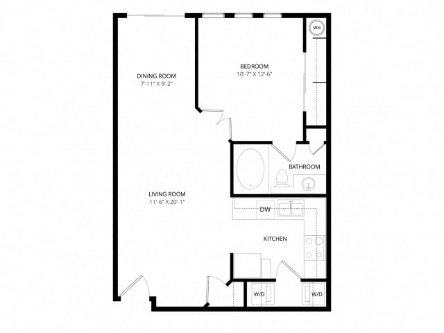 Floor-plan diagram at Bolero.