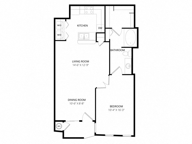 Floor-plan diagram at Bolero.