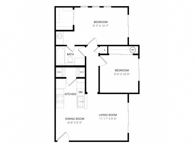 Floor-plan diagram at Bolero.