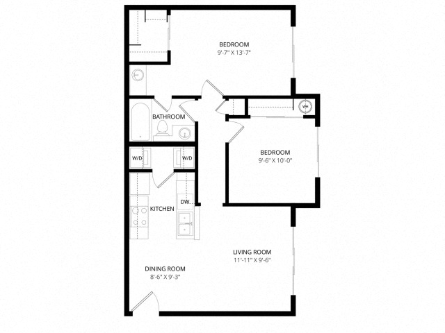 Floor-plan diagram at Bolero.