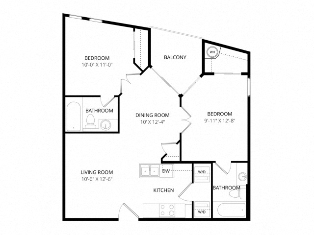 Floor-plan diagram at Bolero.