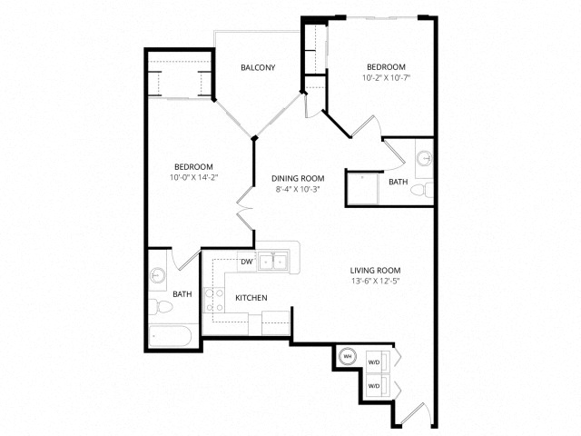 Floor-plan diagram at Bolero.