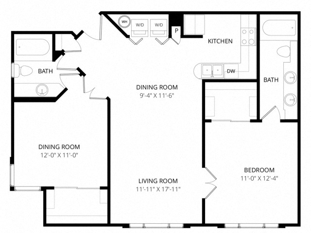 Floor-plan diagram at Bolero.