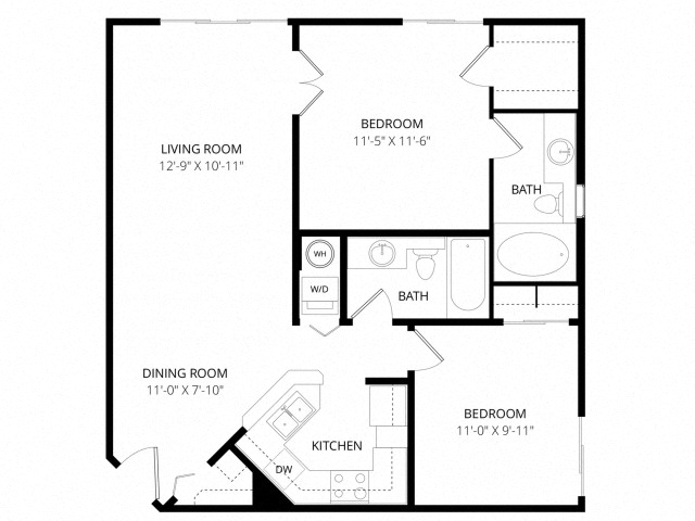 Floor-plan diagram at Bolero.