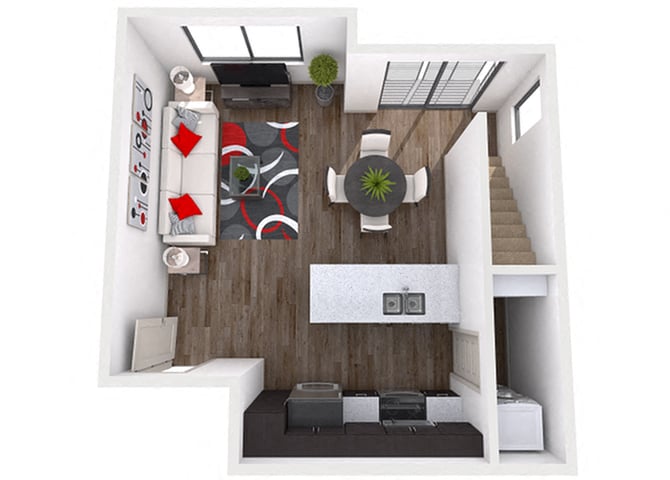 Antigua Loft floor plan