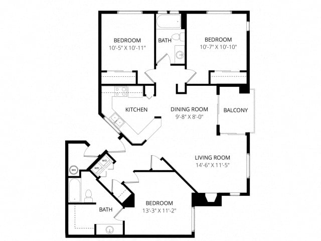 Floor-plan diagram at Mirador.