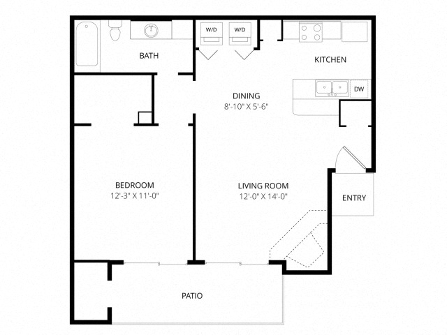 Floor-plan diagram at Motif.