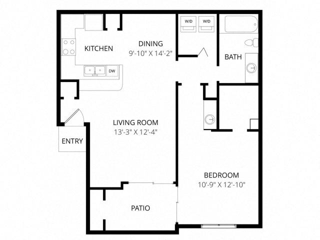 Floor-plan diagram at Motif.
