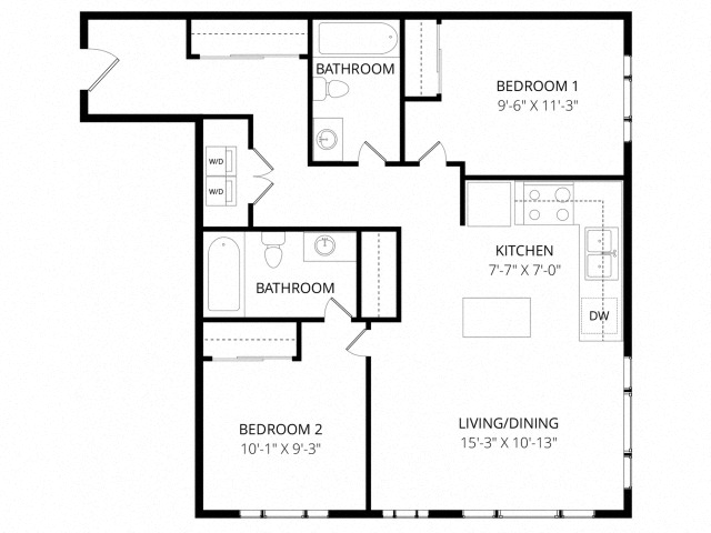 Downtown floor plan