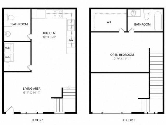 Live Work Loft floor plan