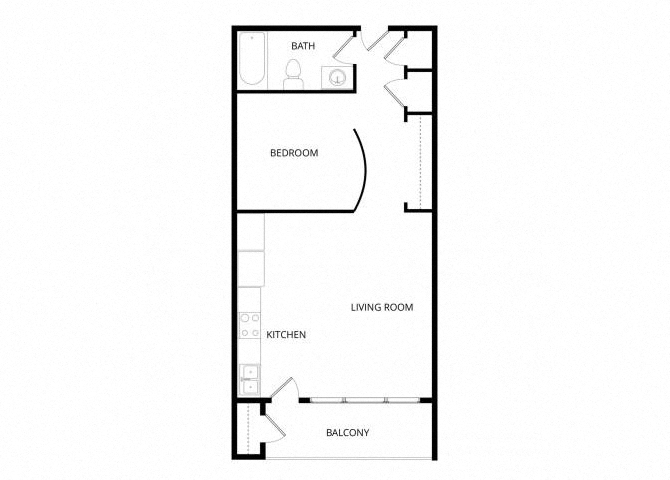 Studio S1 floor plan