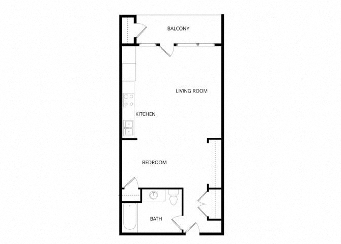 Studio S2 floor plan