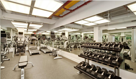 Upper East Side NY Apartments 85 East End Fitness Center with Weights and Cardio Machines