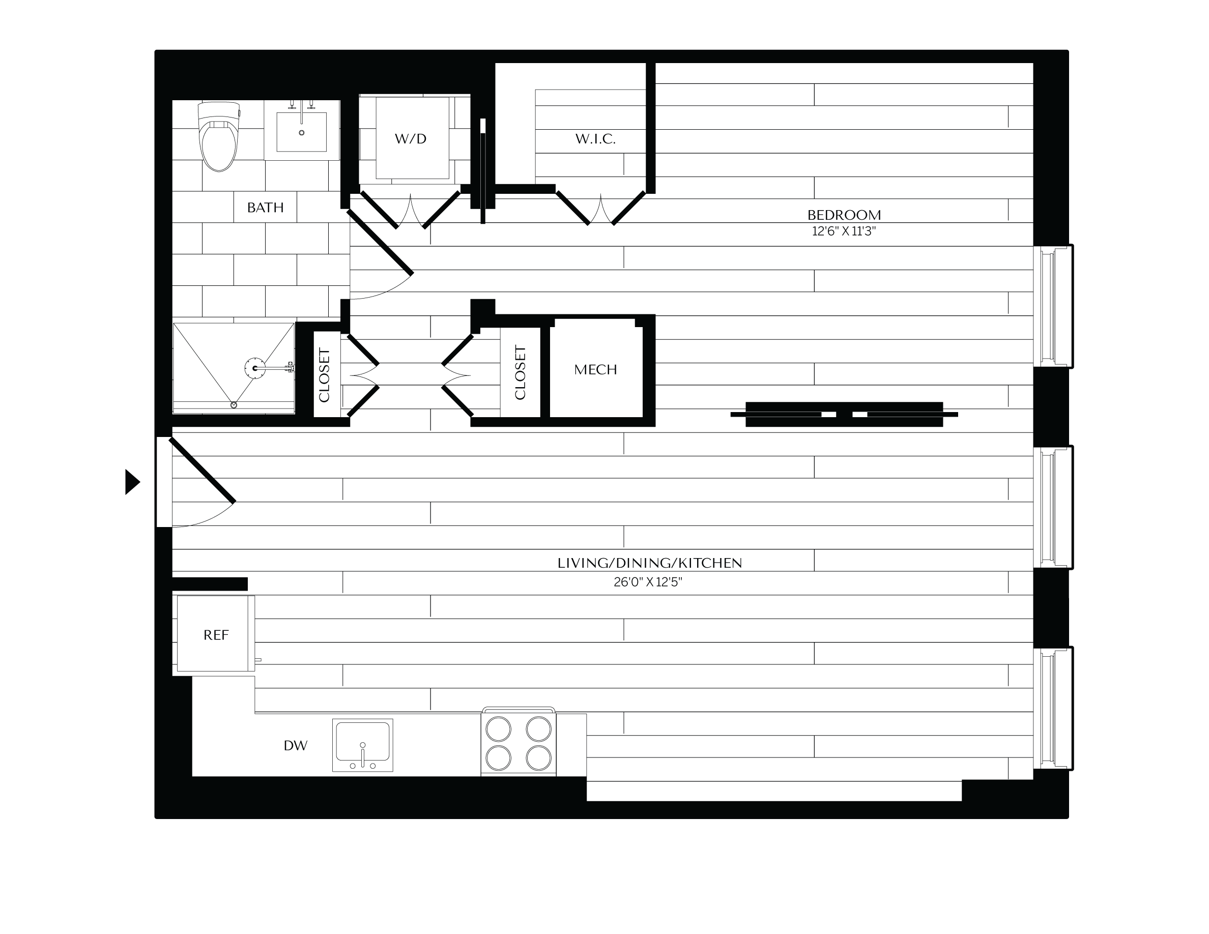 Floorplan image of unit 0904