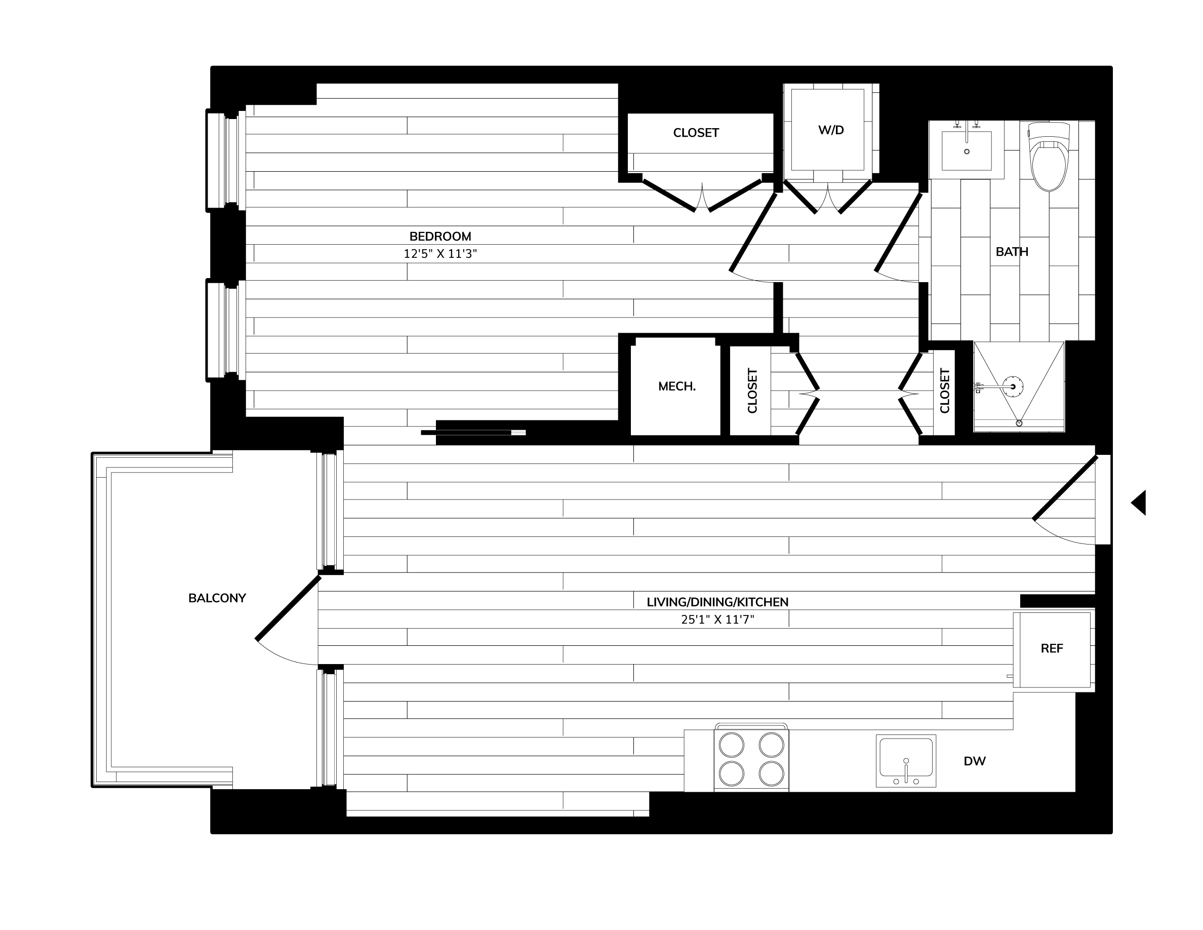 Floorplan image of unit 0903