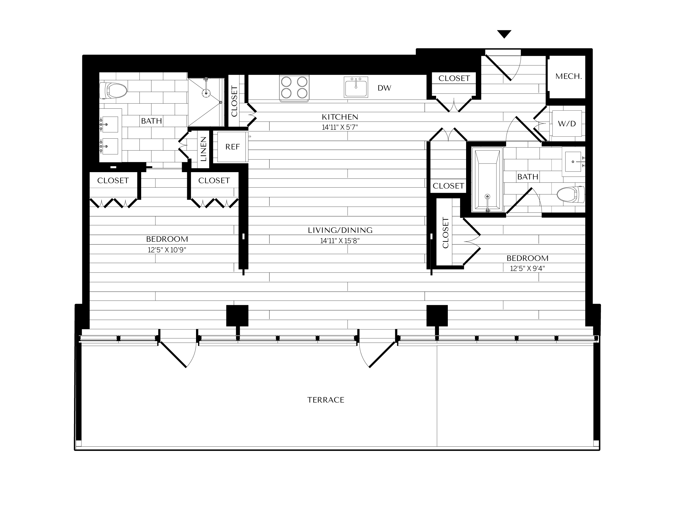 Floorplan image of unit 1202