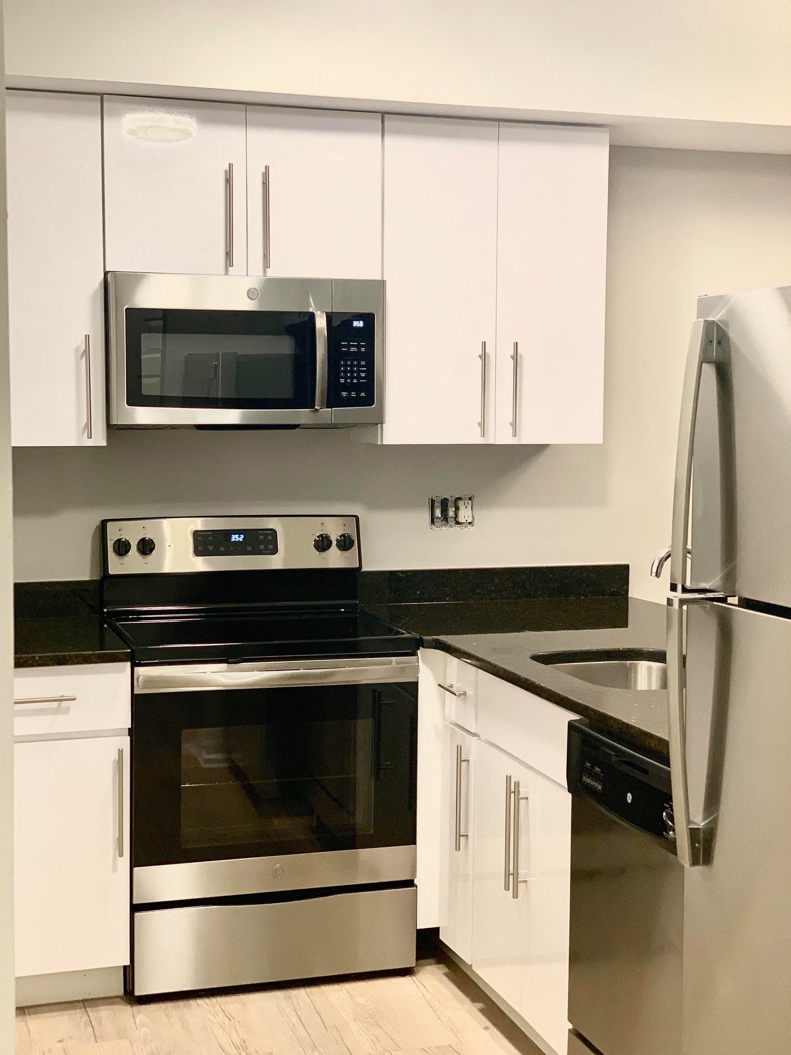 Newly renovated kitchen.