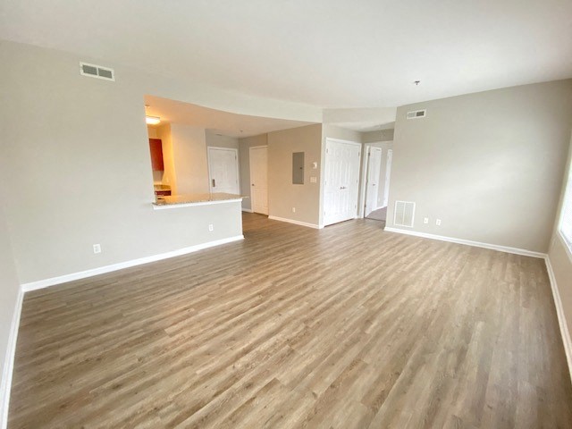 Vinyl plank flooring.