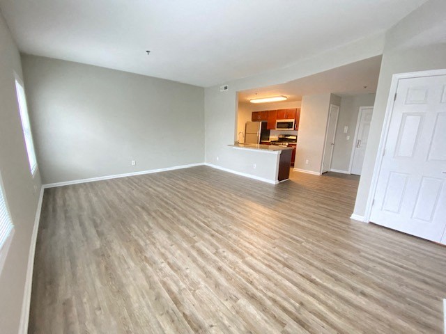 Living room flooring.