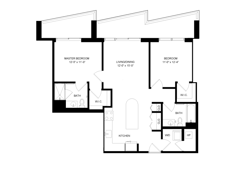 Floorplan image of unit 0804