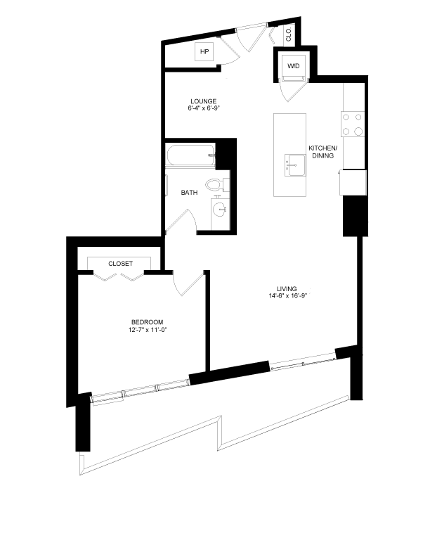 Floorplan image of unit 0815