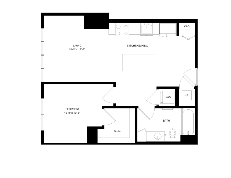 Floorplan image of unit 0201