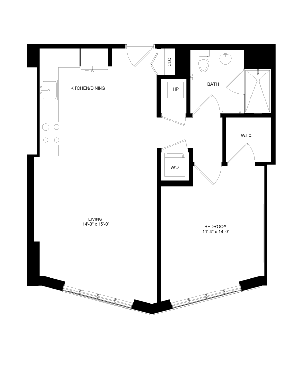 Floorplan image of unit 0211