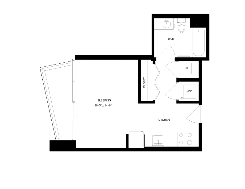 Floorplan image of unit 0701