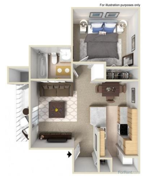 Floor Plans Of Carriage House Apartments In Tigard Or