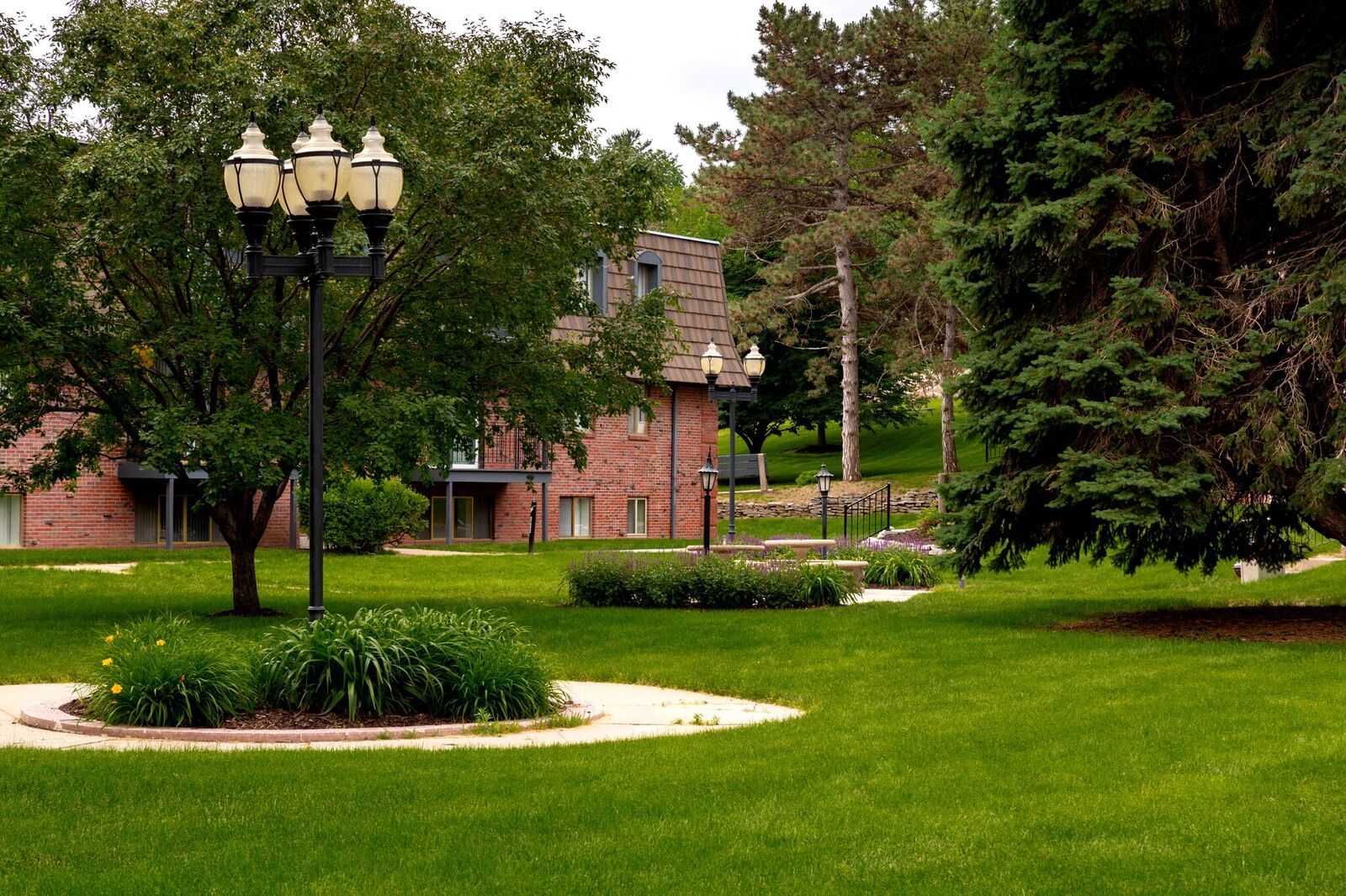Beautiful grounds and courtyards