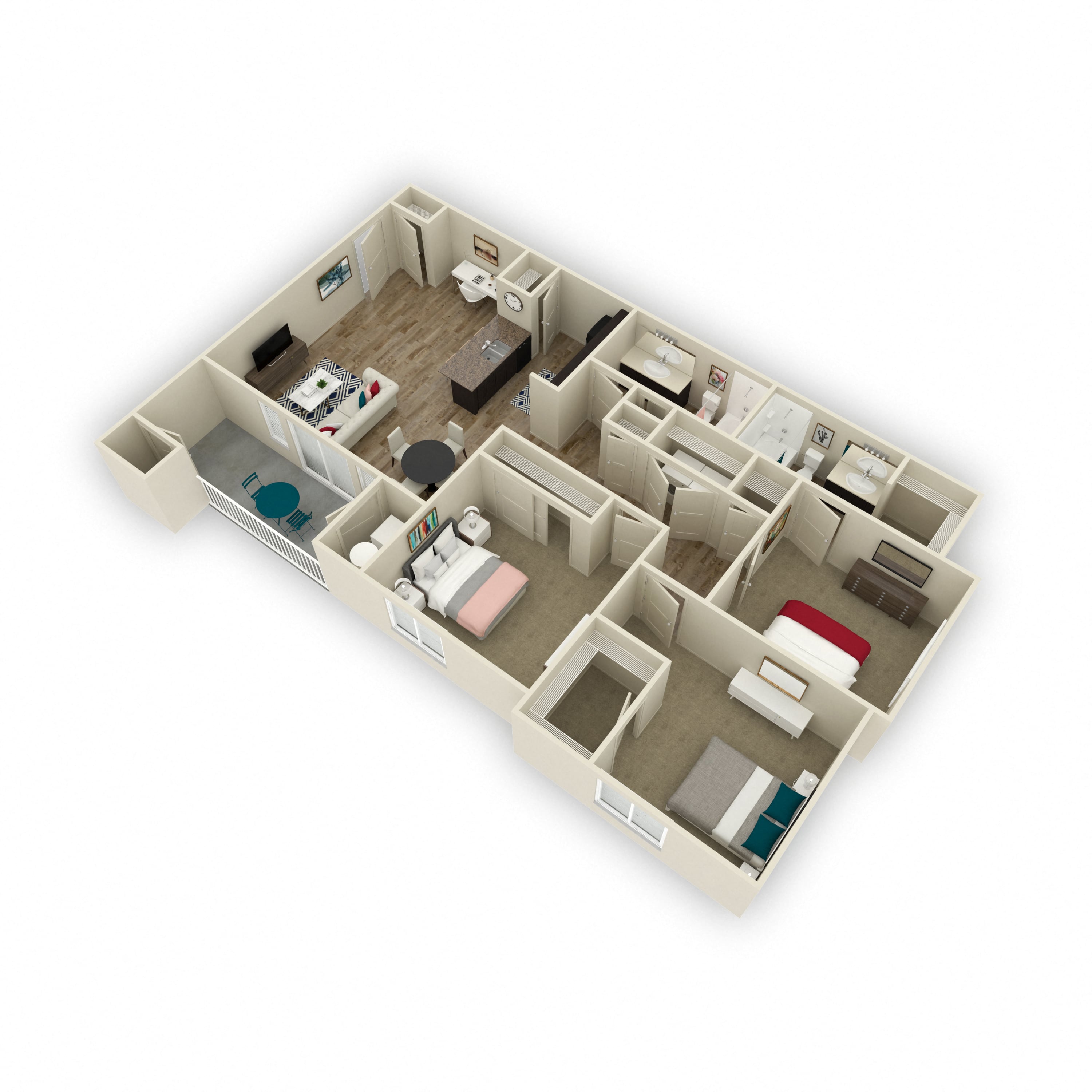 The Bonneville floor plan