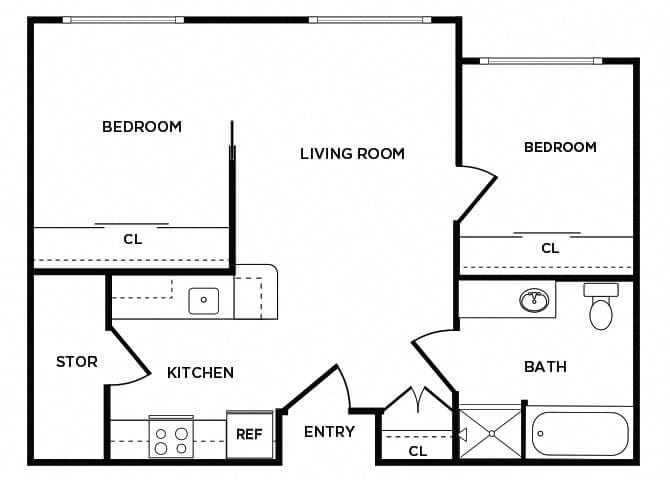 Suite A Floorplan