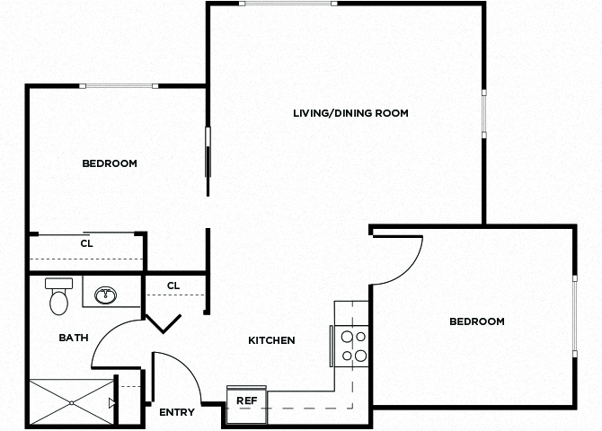 Suite A Floorplan