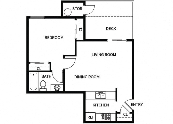 Suite A Floorplan