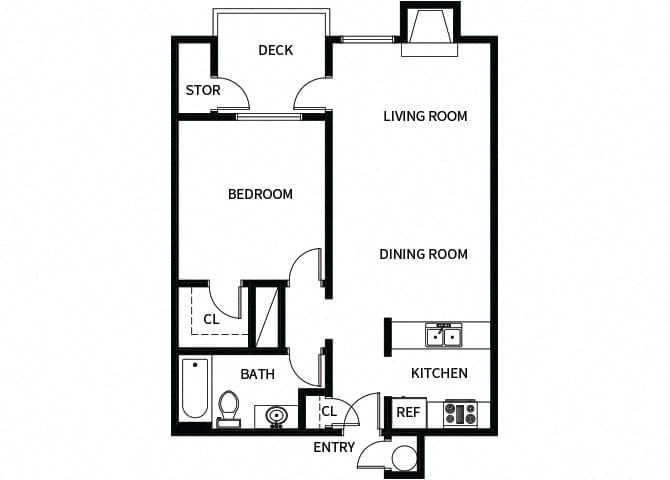 Suite A Floorplan