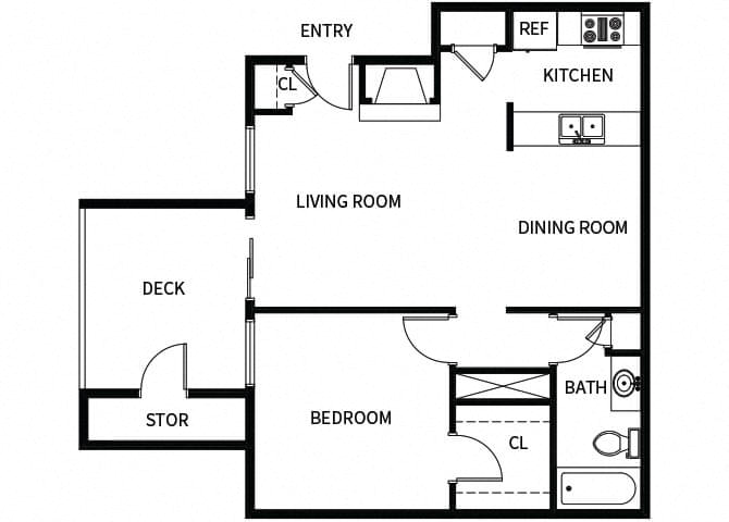 Suite A Floorplan