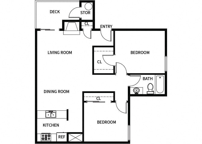 Suite A Floorplan