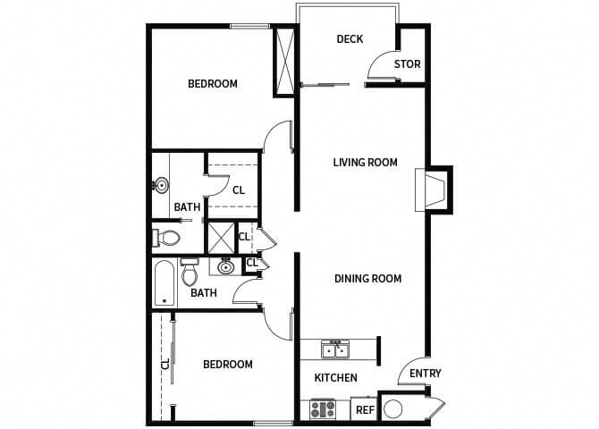 Suite A Floorplan
