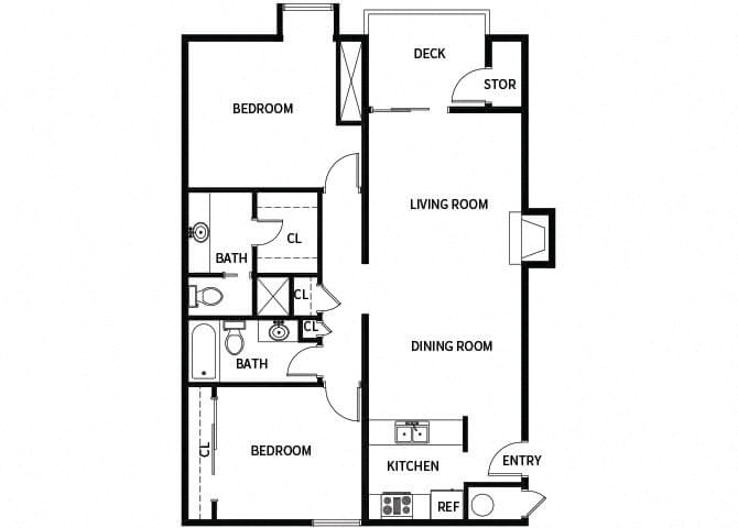 Suite A Floorplan