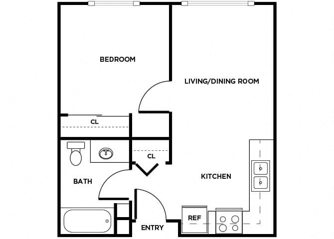 Suite A Floorplan