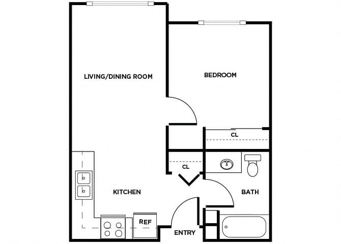 Suite A Floorplan