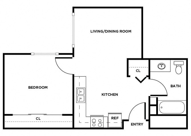 Suite A Floorplan
