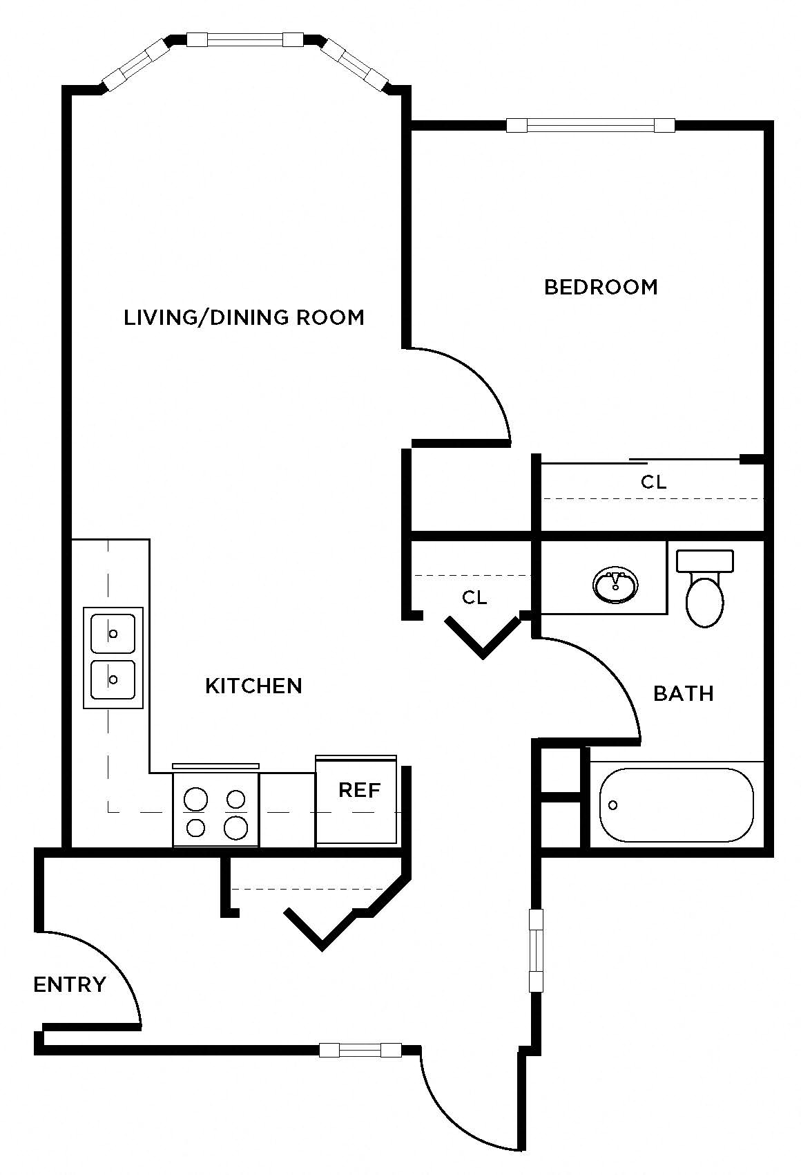Suite A Floorplan