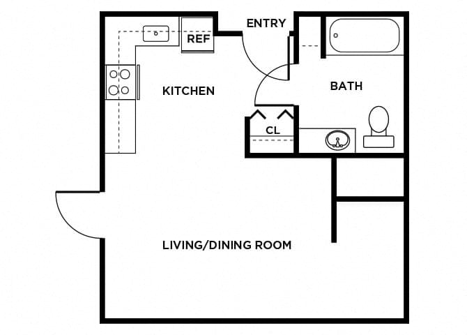 Suite A Floorplan