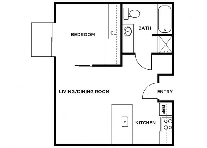 Suite A Floorplan
