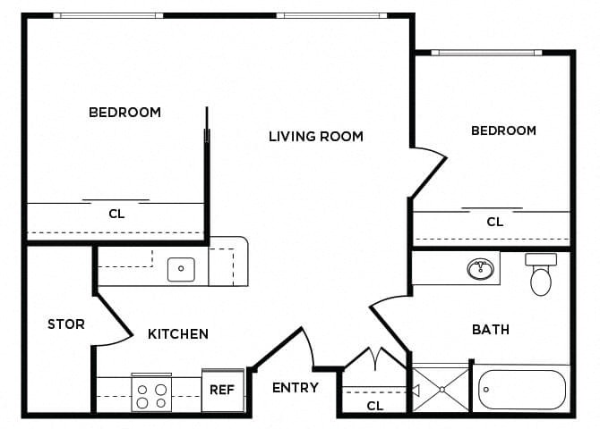 Suite A Floorplan