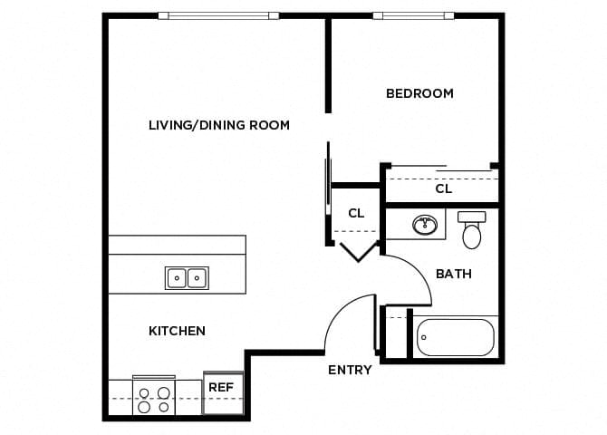 Suite A Floorplan