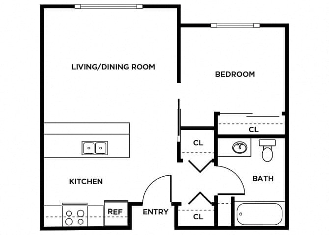 Suite A Floorplan