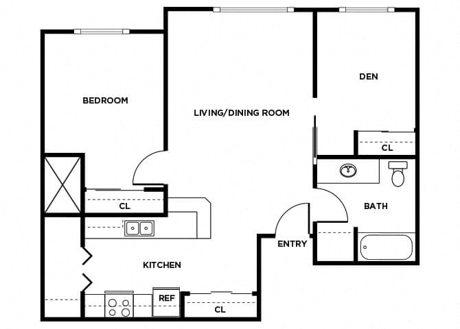 Suite A Floorplan