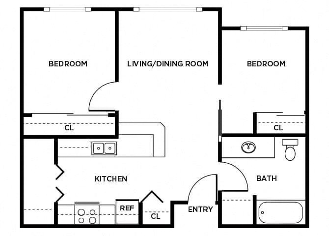Suite A Floorplan